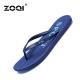ZOQI Pria Fashion Flip Flops & Sandal Sepatu Kasual Jepit Pantai (Biru)-Intl
