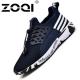 ZOQI Pria Fashion Sneaker Sepatu Berongga Udara untuk Olahraga Lari untuk Pria (Biru)-Intl
