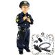 Joyin Toy Spooktacular Creations Deluxe Police Officer Costume and Role Play Kit (S 5-7)