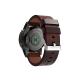 Luxury Cuir Strap Replacement Montres Band With Tools For Garmin Fenix 5S-Brown