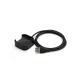 OR Smart Watch Charging Cradle Base Charger USB Cable For Fitbit Versa-black