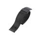 OR Watch Bracelet Stainless Steel 18mm Splicing Buckle Band Safety-black