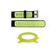 OR Professional Watch Strap With PC Protective Shell Case For Huami-fluorescent Green & Black