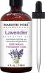 Majestic Pure Lavender Oil, Natural, Therapeutic Grade, Premium Quality Blend of Lavender Essential Oil, 4 fl. Oz