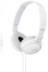 Sony Sound Monitoring Over The Ear Headset, White - MDRZX110AP