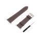 OR Leather Strap Cuff Bracelet Watch Bands Fashion Design For 38mm 42mm Iwatch-grey-42mm