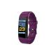 UJ Smart Sports Bracelet ID115 Plus Fitness Tracker Waterproof Wristband-Purple