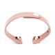 Replacement Luxe Leather Band Strap Bracelet For Fitbit Alta Tracker Large Size PINK