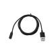 UJ Flexible USB Charger Cable Charging Cord Line For ZenWatch 2 Smart Wristband Black