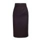 Tailored Corporate Pencil Skirt - Brown