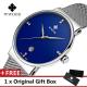 Top Luxury Brand Watch Famous Fashion Sports Cool Men Quartz Watches Mesh Wristwatch For Male Blue