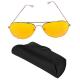 Anti-Glare Night Driving Glasses- Gold