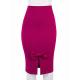 Ladies Pencil Skirt With Bow  - Pink