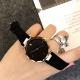 WristWatch Women'S Wrist Watch Crystal PU Leather Band Quartz 23cm Casual Business Students