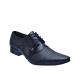 Formal Fish Leather Shoes - Black