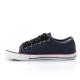 Casual Canvas Women's Lace Up Sneakers - Navy Blue