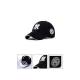 NY Designer Baseball Face Cap Hat- Black