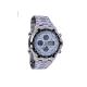 Men's Analogue And LCD Display Wristwatch Silver