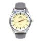 Miyoko MQ-3096 Leather Watch - Grey