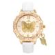 Hiamok_New Women Quartz Wrist Butterfly Tower Rhinestone Pendant Wrist Watch WH