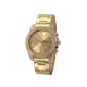 Lady Diamond Metal Band Analog Quartz Feahionable Wrist Watch-Gold