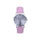 Lady Geneva Leather Analog Quartz Wrist Watch PK-Pink