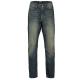 Men's Faded Detail Straight Jeans  - Blue