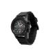 Ernao Black Silicone Strap Unisex Wrist Watch