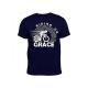 Riding On Grace Print TShirt - Navy Blue