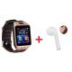 Pack Smartwatch 09 + Oreillette Bluetooth HBQi7 - Gold/Blanc
