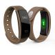 QS80 Smart Bracelet Wristband Heart Rate Monitor Fitness Tracker_Brown