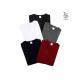 Bundle Of 5 Long Sleeves T-shirts - Black, White, Grey, Navy Blue & Burgundy