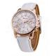 Ladies Leather Watch - White 