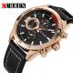 CURREN Mens Watches Top Brand Luxury Quartz-watch Business Men Quartz Casual Male Sport Watches Gold Watch Men Relogio Masculino-black