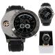 Windproof Casual Military Quartz Watch USB Cigarette Cigar Flameless Lighter BK