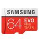 Samsung Evo Plus 64GB Micro SD Memory Card Evo + 80M/s （04）