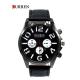 CURREN Male Quartz Watch Calendar Chronograph Men Wristwatch-Black