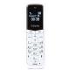 Bm50 - 0.66 Mini Mobile Phone + Bluetooth Headset - White