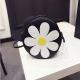 Popular Fashion Women Leather Flower Handbag Round Body Single Shoulder Phone Bag WH