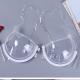 Transparent Plastic 3/4 Cup Clear Strap Invisible Bra Women's Underwear-Transparent