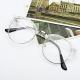 Retro Style Women Men Nerd Glasses Clear Lens Eyewear Round Metal Frame Glasses