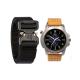 Miyoko Leather Watch Bundle With Belt - Black /Yellow