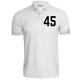 White Polo Shirt NO.45