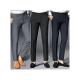 Three Pieces Smart Trousers For Men- Ash + Black + Navy Blue