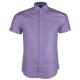 Tyson Print Design Short Sleeve Shirt-Lilac