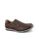 Men's Casual Loafers - Chocolate Brown/ White