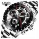 LIGE Watch Men Casual Sport Quartz Watch Mens Watches Top Brand Luxury Full Steel Business Waterproof Clock Relogio Masculino 9838