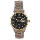 Trendy Men's Women's Female Ladies Unisex Wrist Watch With Date-Silver/Gold