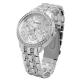 Analog Dial Silver Pure Chain Women's Wrist Watch 