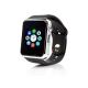 SmartWatch - AW08 - Bluetooth-Sim - Silver-Noir